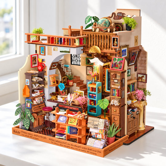 La Librairie des Heures Douces - La Maquette en Bois®
