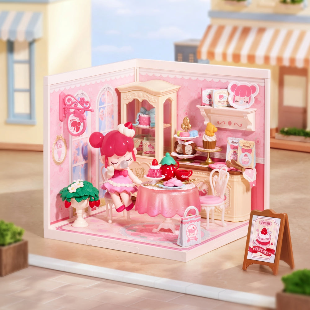 Le Salon de Thé à la Fraise - La Maquette en Bois®