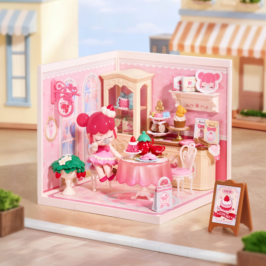 Le Salon de Thé à la Fraise - La Maquette en Bois®