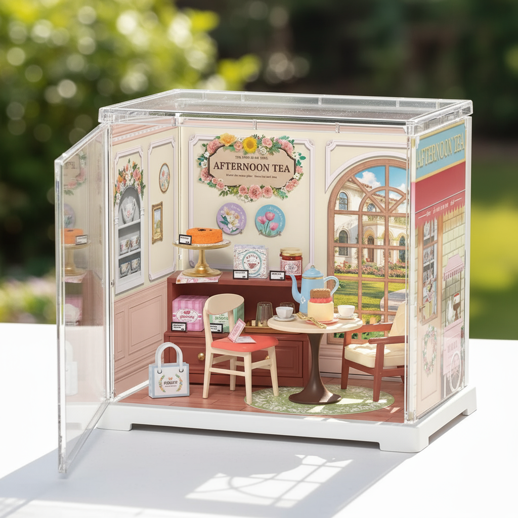 Salon Thé Miel et Douceur - La Maquette en Bois®