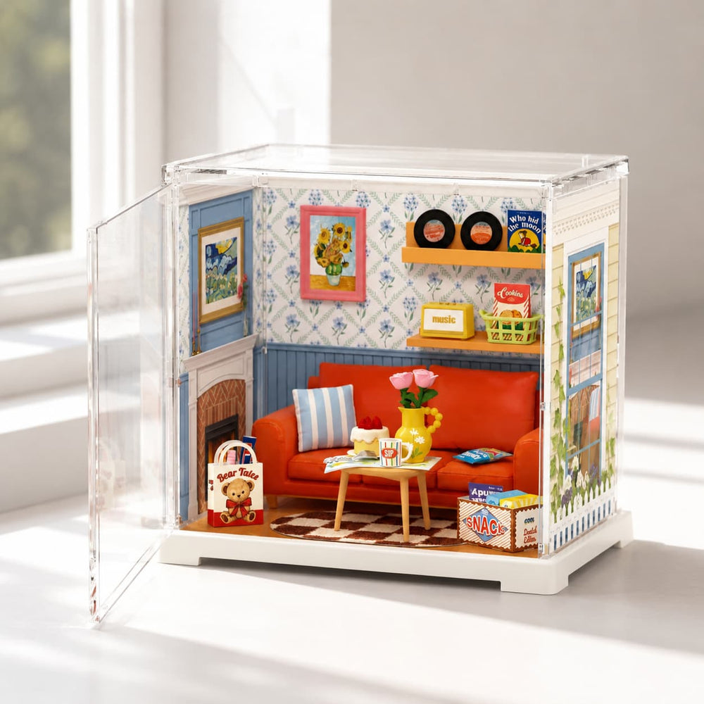 Le Salon Campagne Bleue - La Maquette en Bois®