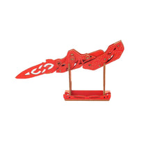 Charger l&#39;image dans la galerie, Dague Dent de Serpent Rouge - La Maquette en Bois®
