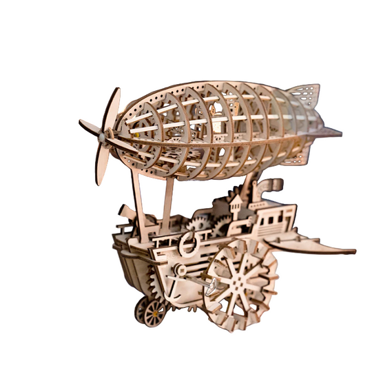 Dirigeable Steampunk - La Maquette en Bois®