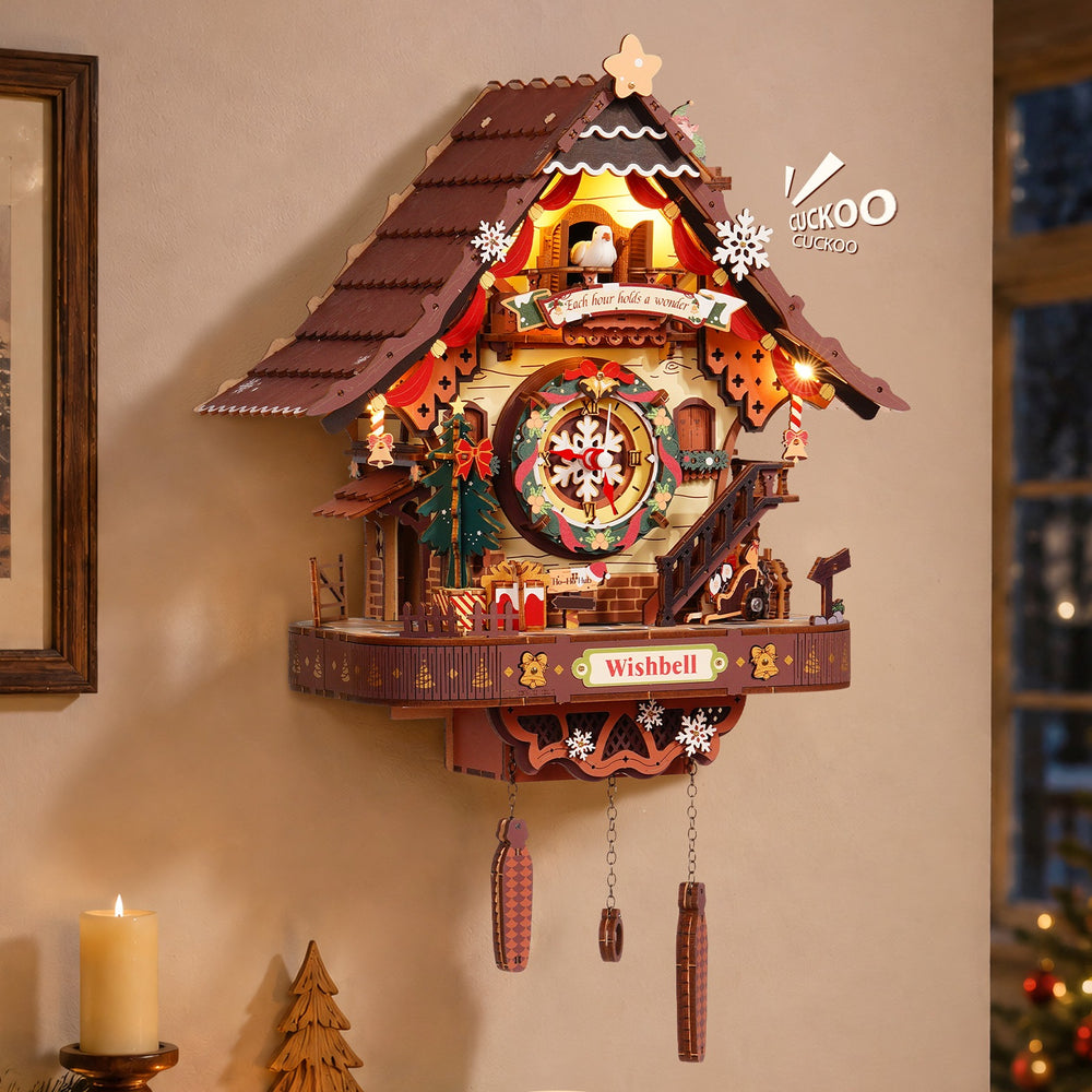 L'Horloge du Réveillon - La Maquette en Bois®
