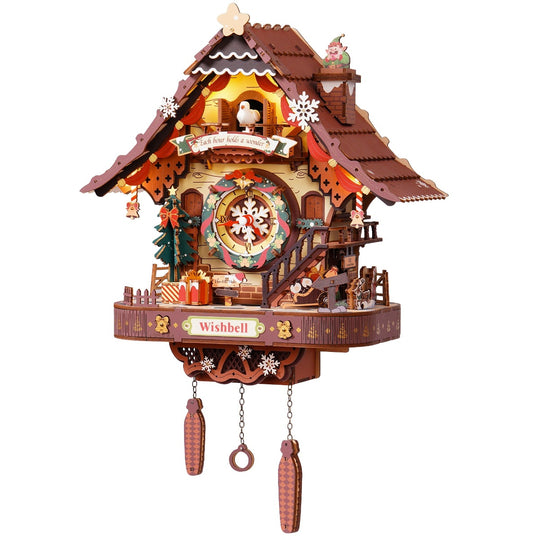 L'Horloge du Réveillon - La Maquette en Bois®