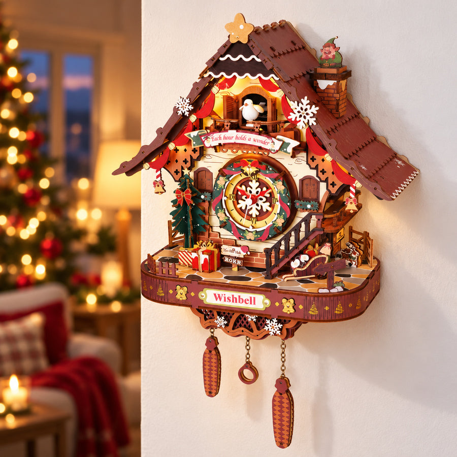 L'Horloge du Réveillon - La Maquette en Bois®