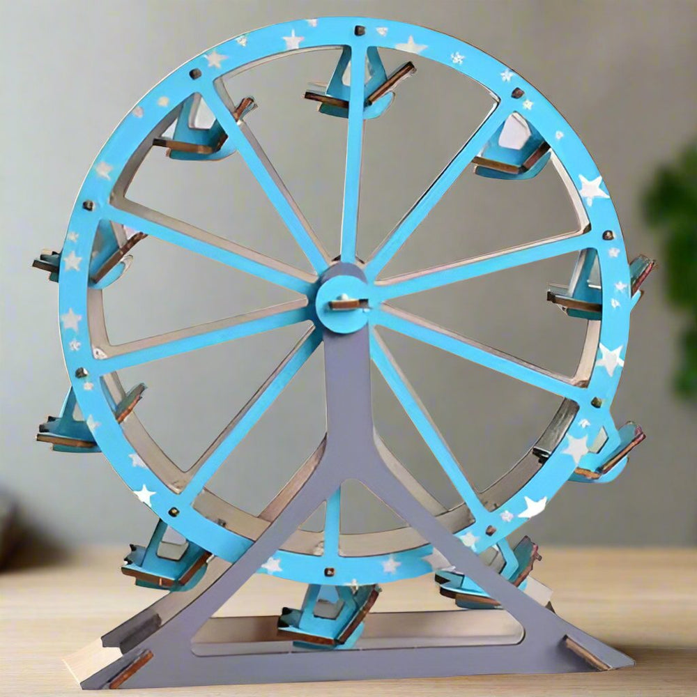 La Grande Roue Colorée - La Maquette en Bois®