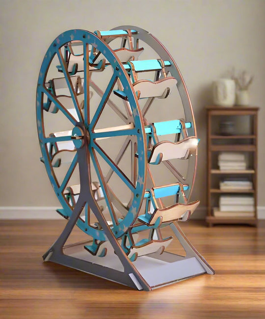 La Grande Roue Colorée - La Maquette en Bois®