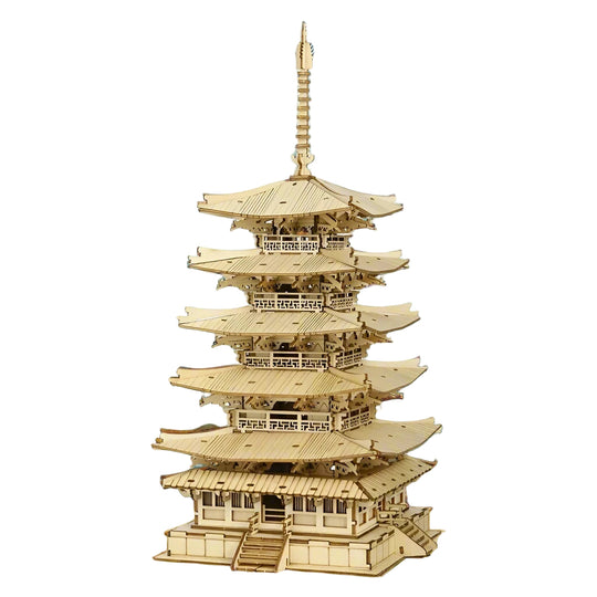 La Pagode des Cinq Sommets - La Maquette en Bois®