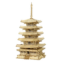 Charger l&#39;image dans la galerie, La Pagode des Cinq Sommets - La Maquette en Bois®
