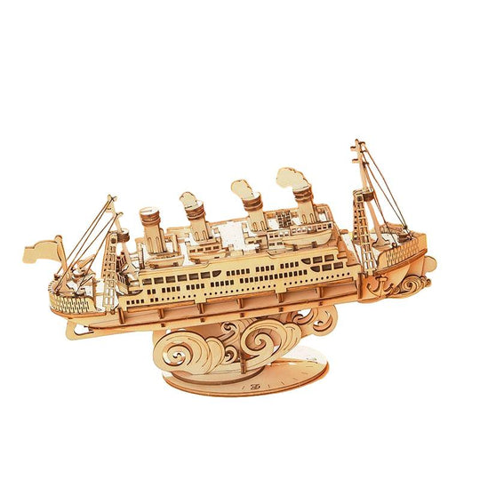 Puzzle 3D Le Bateau de Croisière en Bois