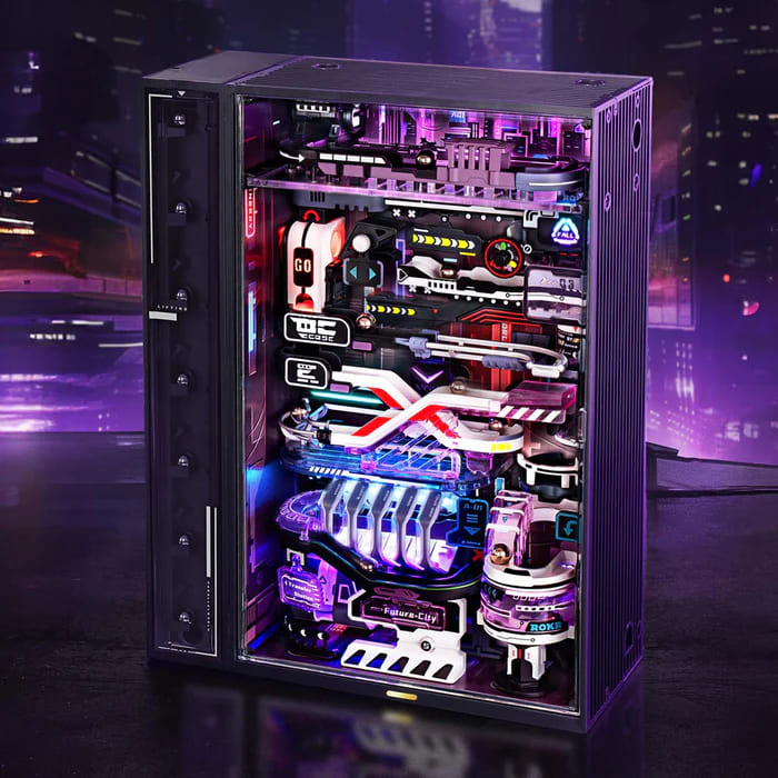 Le Nexus Cyberpunk - La Maquette en Bois®