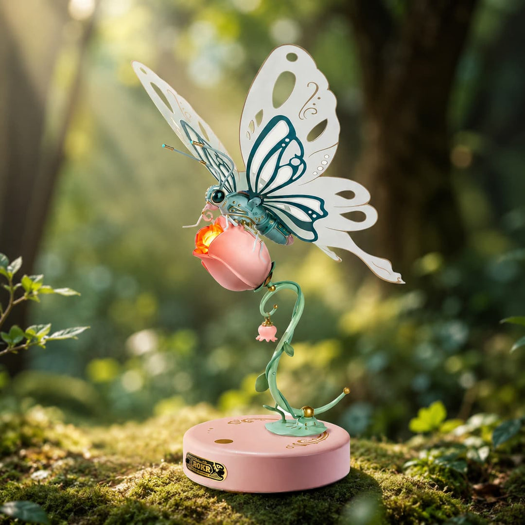 La Fée Papillon Mécanique - La Maquette en Bois®
