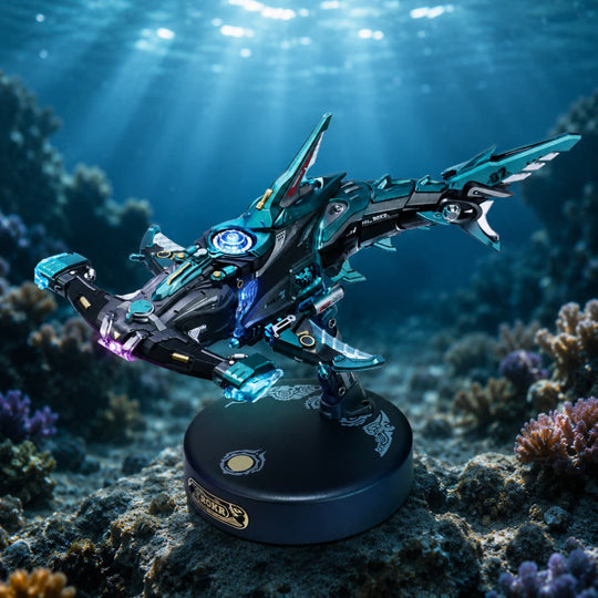 Le Requin Chasseur des Abysses - La Maquette en Bois®