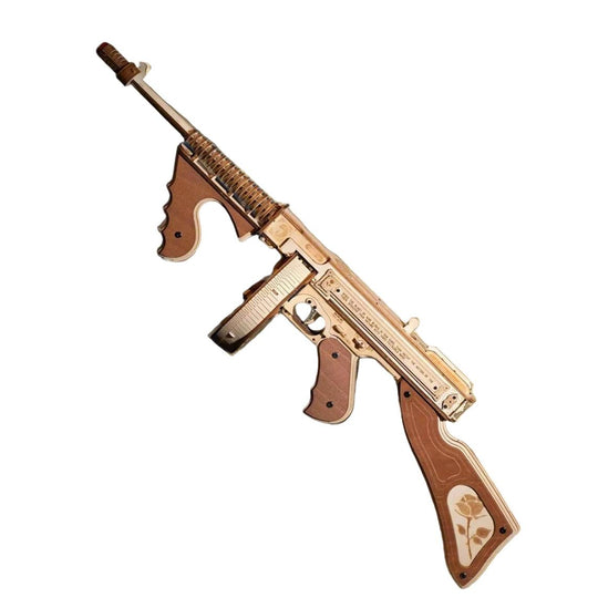 Mitraillette Thompson en Bois - La Maquette en Bois®