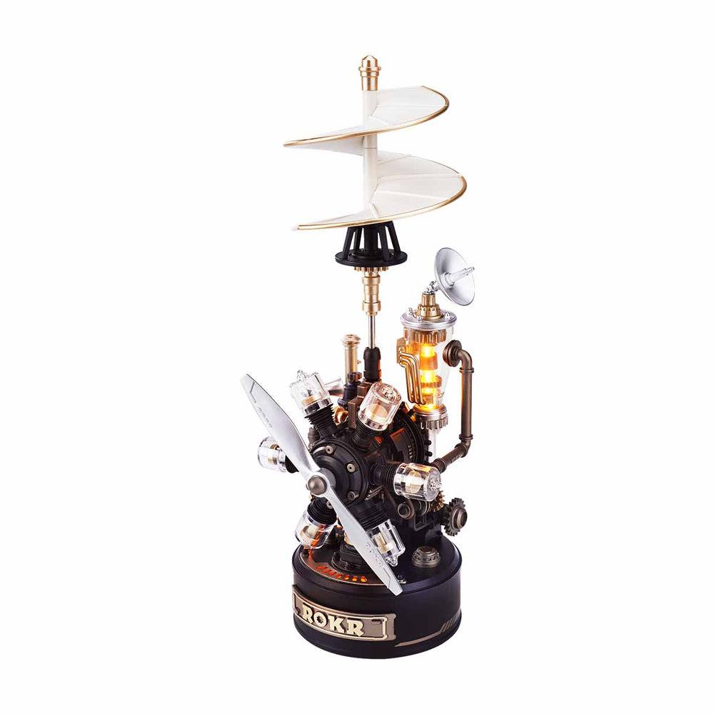 Hélicoptère de Léonard de Vinci Mécanique - La Maquette en Bois®