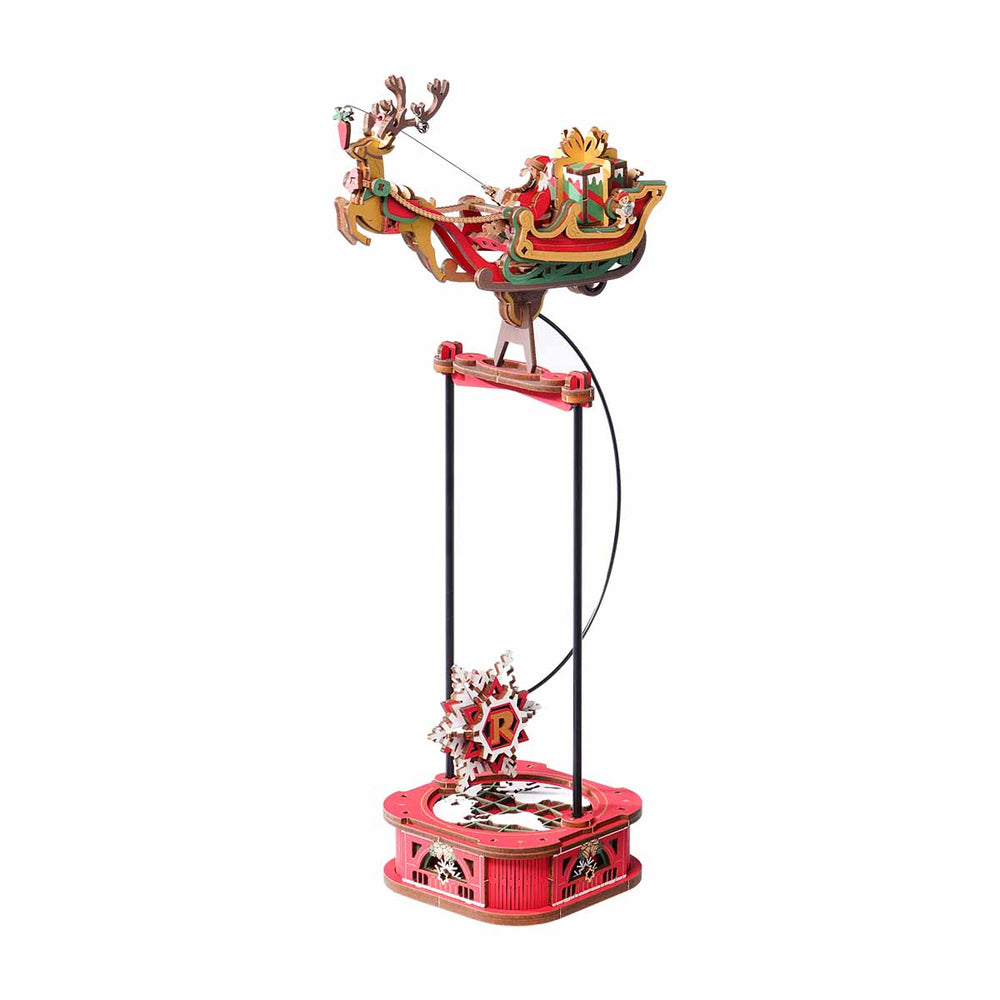 Le Père Noël en Balancier - La Maquette en Bois®