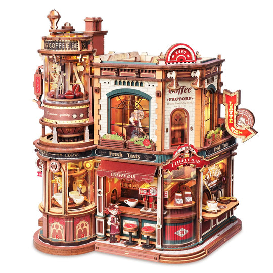 Le Grand Usine du Café - La Maquette en Bois®