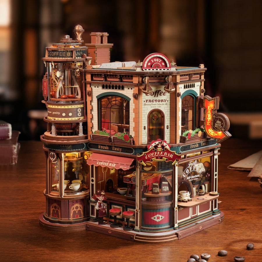 Le Grand Usine du Café - La Maquette en Bois®