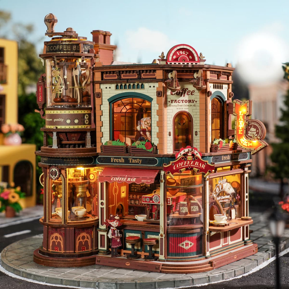 Le Grand Usine du Café - La Maquette en Bois®