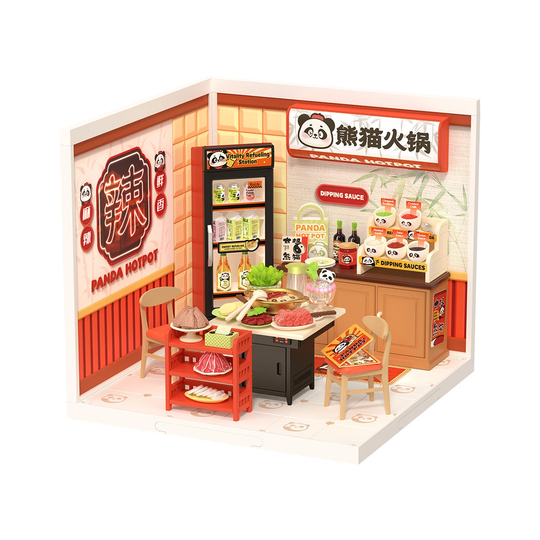 Mini Restaurant Panda - La Maquette en Bois®