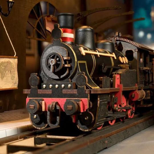 Le Train à Vapeur Traditionnel - La Maquette en Bois®