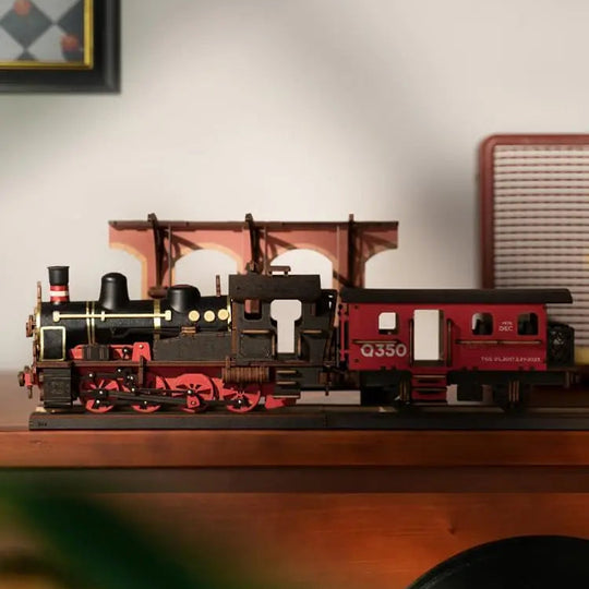 Le Train à Vapeur Traditionnel - La Maquette en Bois®