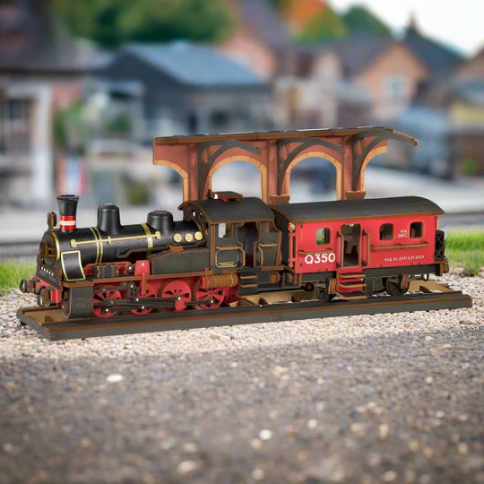 Le Train à Vapeur Traditionnel - La Maquette en Bois®