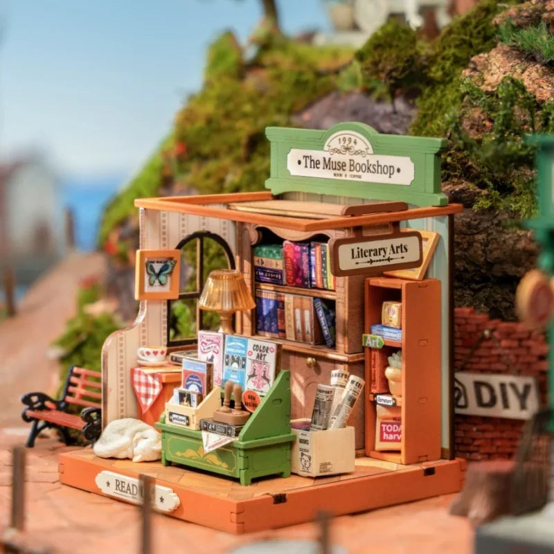 La Librairie des Muses - La Maquette en Bois®