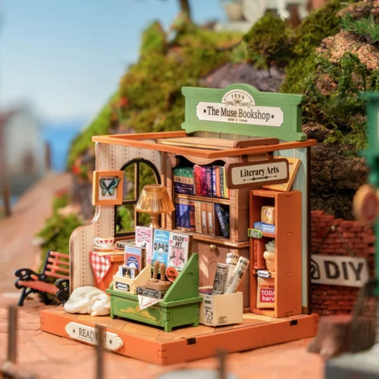 La Librairie des Muses - La Maquette en Bois®
