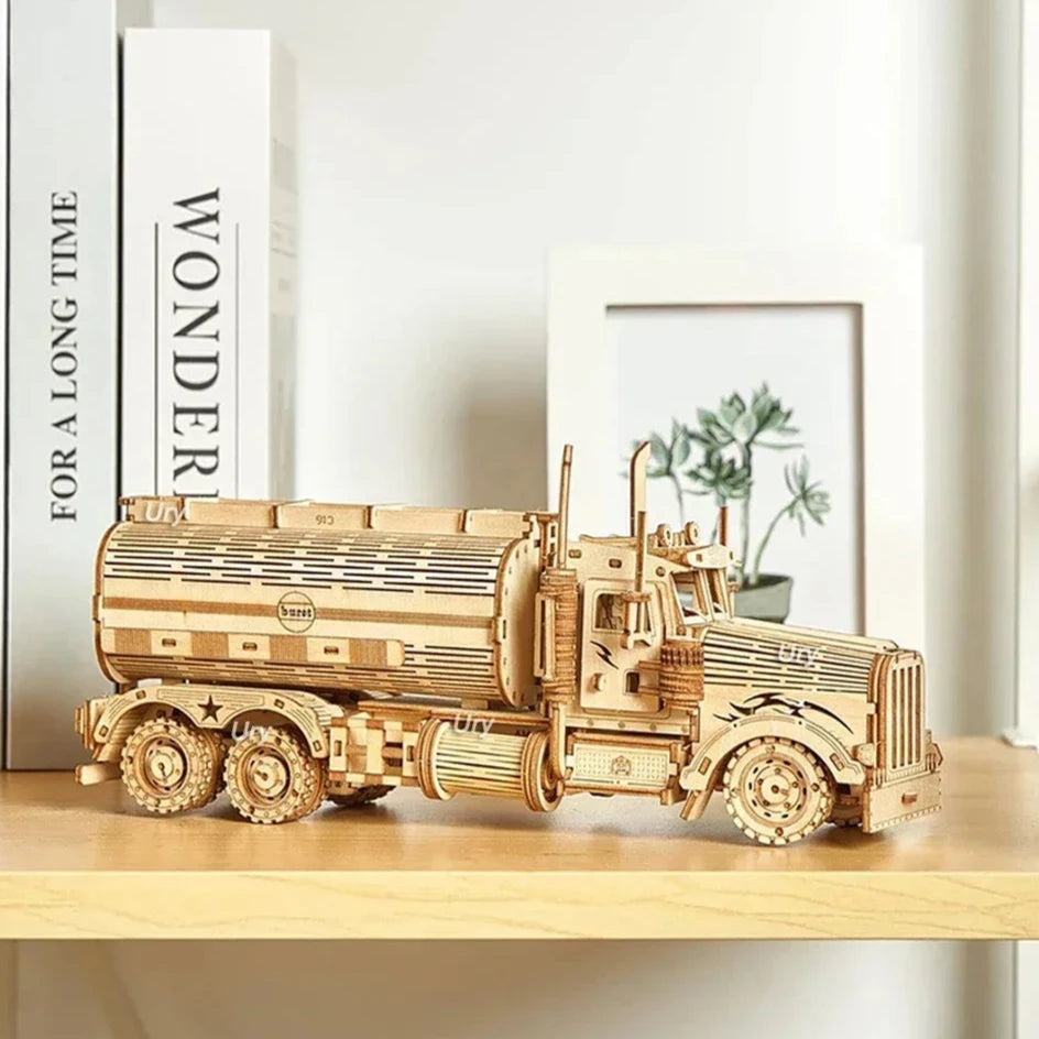 Puzzle 3D La grande citerne tirelire en Bois