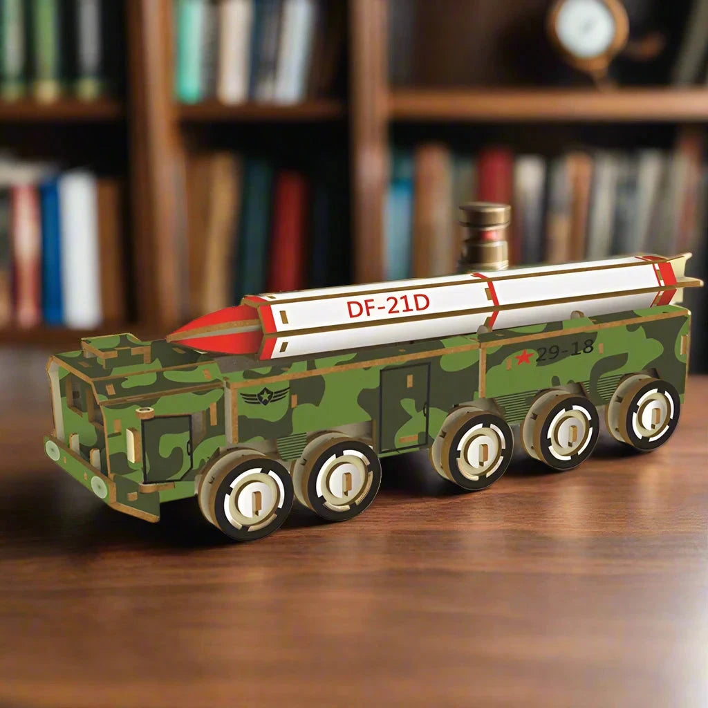 Missile Transporter DongFeng 21D - La Maquette en Bois®