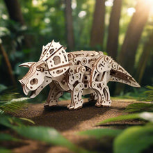 Charger l&#39;image dans la galerie, Triceratops Mécanique - La Maquette en Bois®
