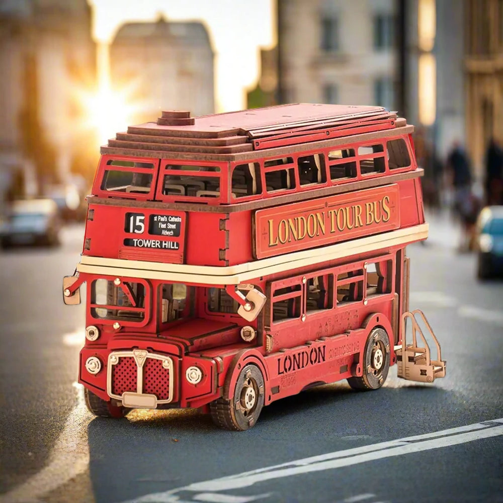 Puzzle 3D Le Routemaster de Londres en Bois