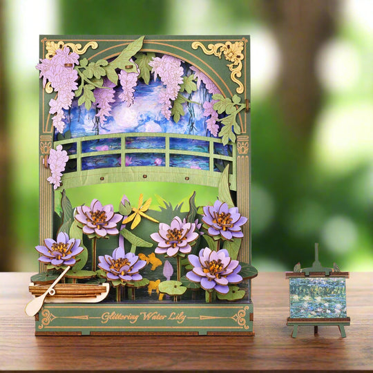 Jardin d'Éclats de Nénuphars - La Maquette en Bois®