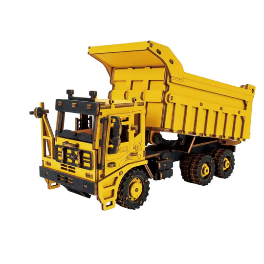 Puzzle 3D Camion à benne basculante en Bois