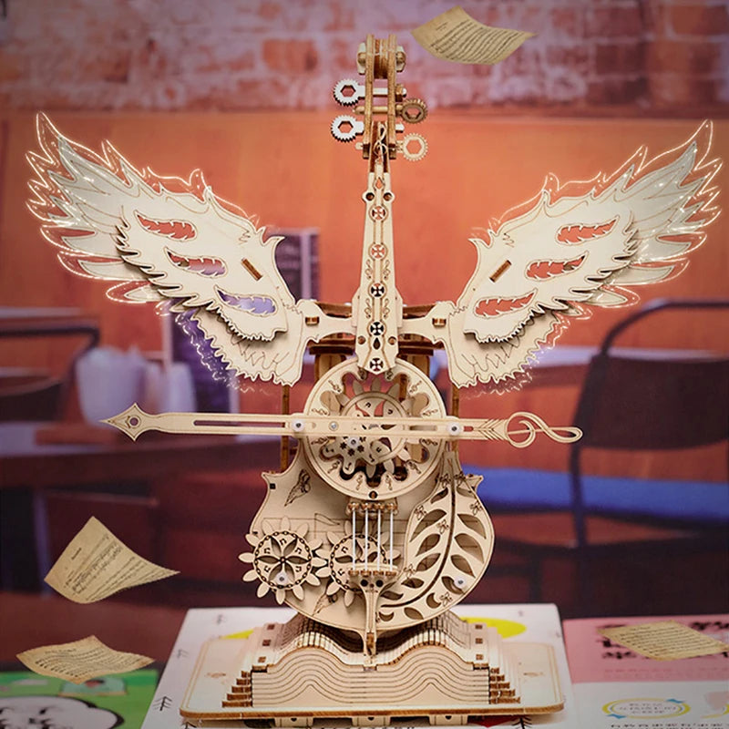 Violon Ailé Mécanique - La Maquette en Bois®