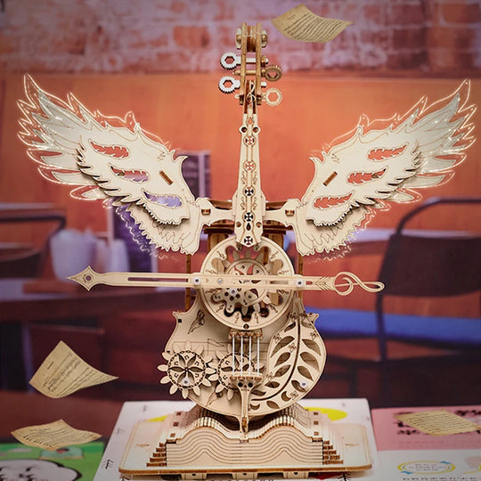 Violon Ailé Mécanique - La Maquette en Bois®