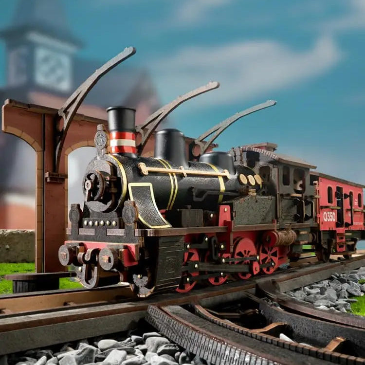 Le Train à Vapeur Traditionnel - La Maquette en Bois®