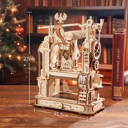Imprimerie Mécanique Steampunk - La Maquette en Bois®