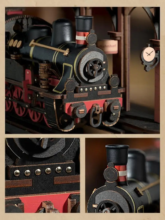 Le Train à Vapeur Traditionnel - La Maquette en Bois®