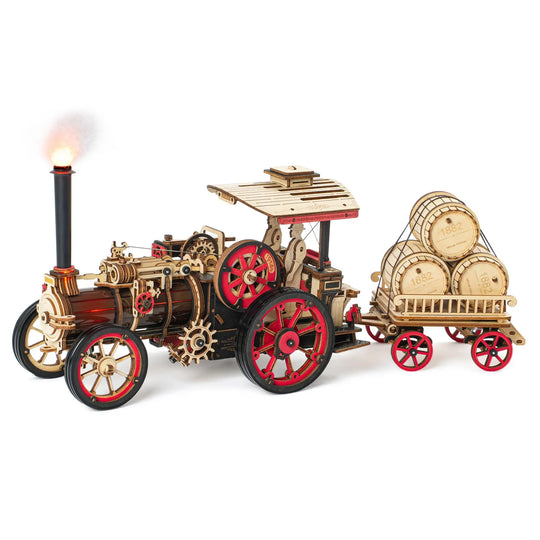 Puzzle 3D Locomotive du Temps en Bois