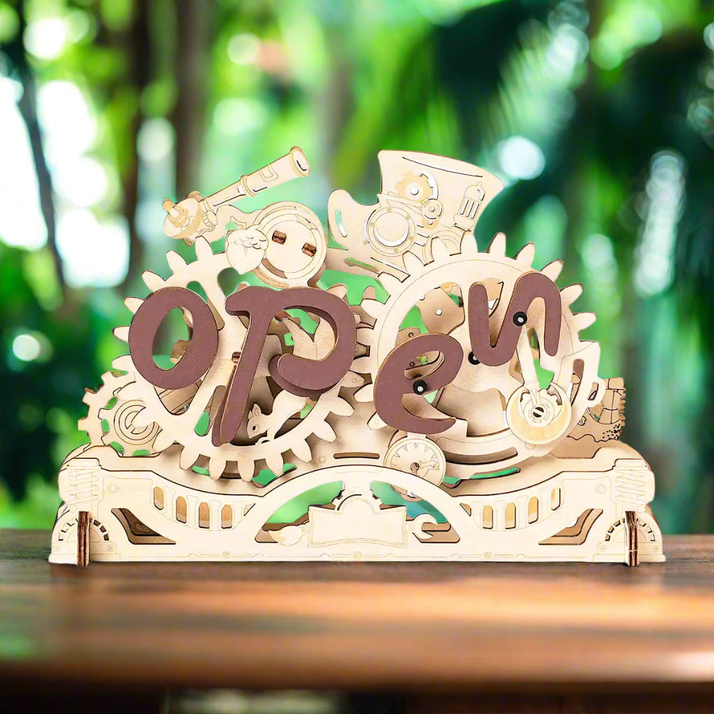 Panneau Mécanique Ouvert/Fermé - La Maquette en Bois®