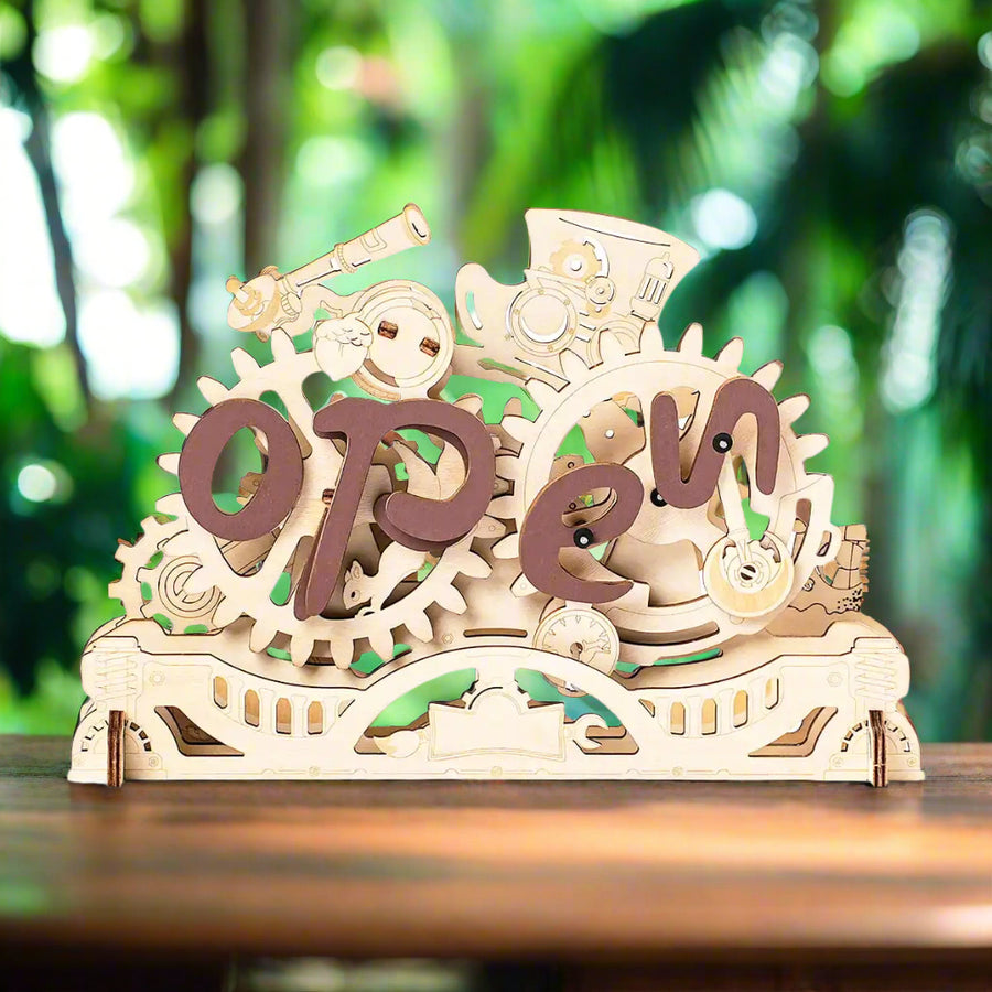 Panneau Mécanique Ouvert/Fermé - La Maquette en Bois®