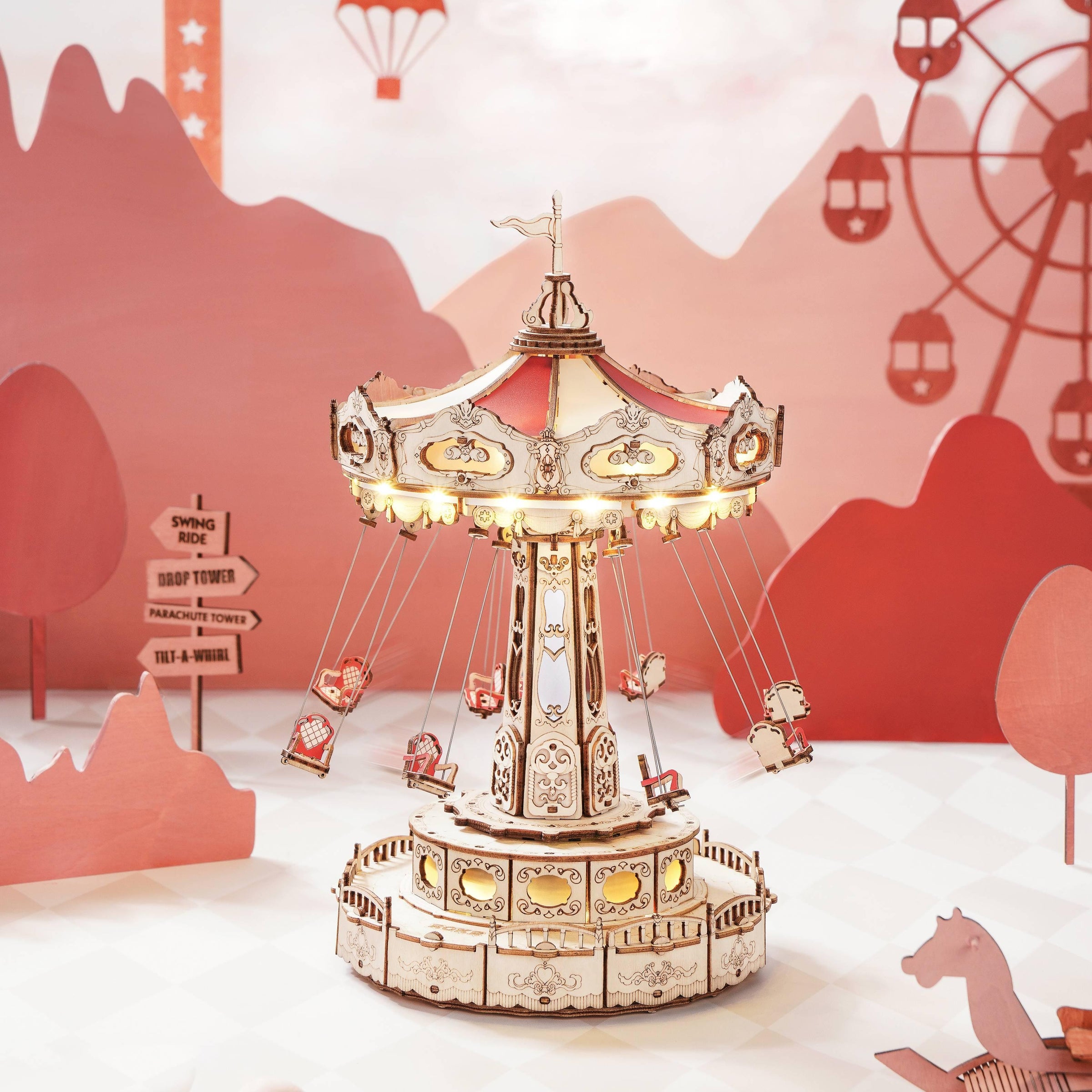 Le manège enchanté - La Maquette en Bois® - La Maquette en Bois