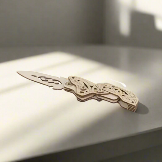 Dague dent de serpent - La Maquette en Bois®