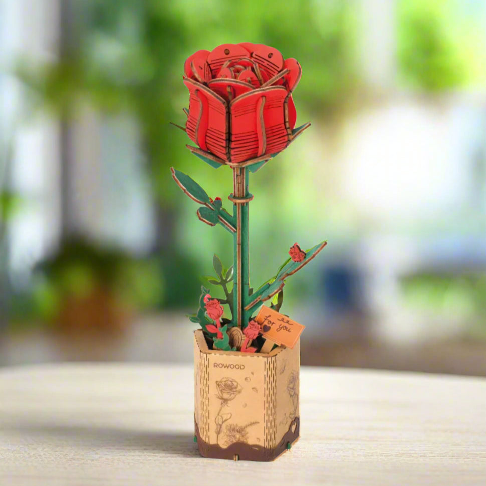 Rose du Cœur - La Maquette en Bois®