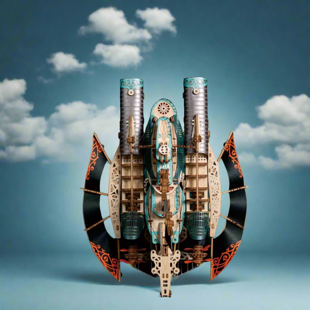 Puzzle 3D Le Nautilus Sombre en Bois