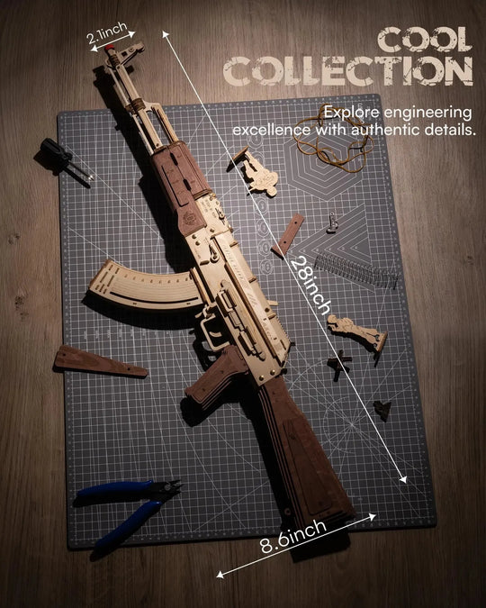 Fusil AK47 en Bois - La Maquette en Bois®