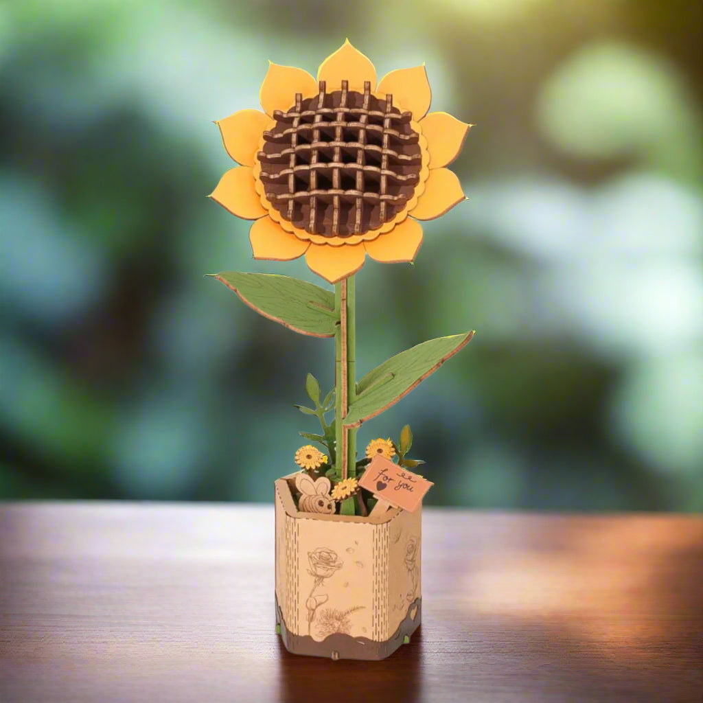 Tournesol Radieux - La Maquette en Bois®